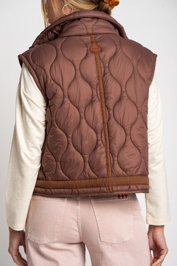 Chaleco Reversible Marrón