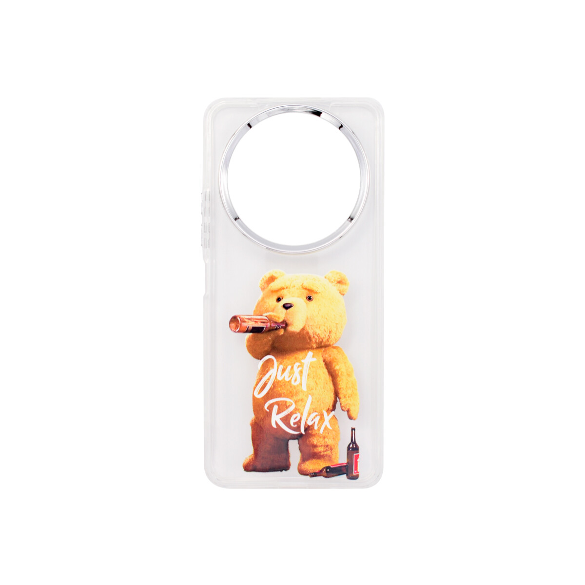 Protector para Xiaomi Redmi A3 transparente diseño oso 