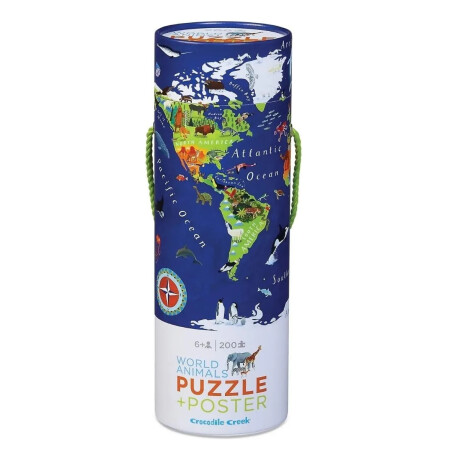 Puzzle 200 Piezas + Poster World Animals Puzzle 200 Piezas + Poster World Animals