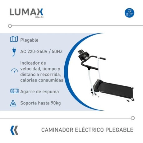 Caminadora Eléctrico Plegable 2.0 Hp Negro