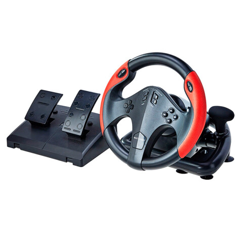 Volante Gamer Multilaser Con Pedal JS087 Volante Gamer Multilaser Con Pedal JS087