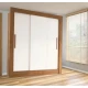 Placard Ropero 3 Puertas Corredizas Dormitorio Marrón