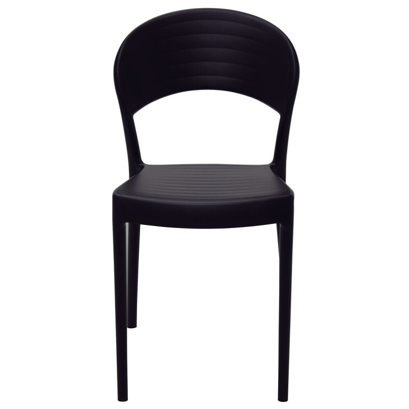 Silla Sissi Respaldo Cerrado en polipropileno - color Negro - 92046/409 - Tramontina Silla Sissi Respaldo Cerrado en polipropileno - color Negro - 92046/409 - Tramontina