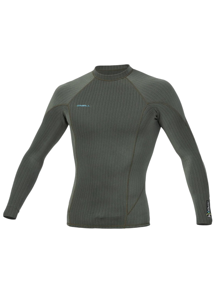 Chaqueta HyperX 1.5mm - Reversible LS Crew - Wetsuit Top - Verde 