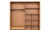 Ropero con Espejo 2 Puertas - Moderna Marron y Arena