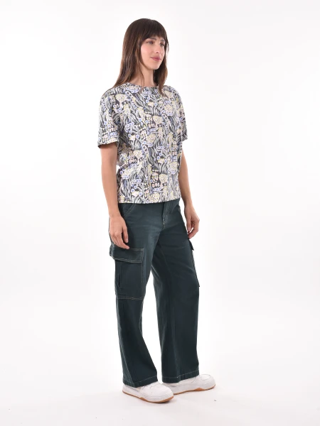 PANTALON CARGO CATALINA VERDE OSCURO