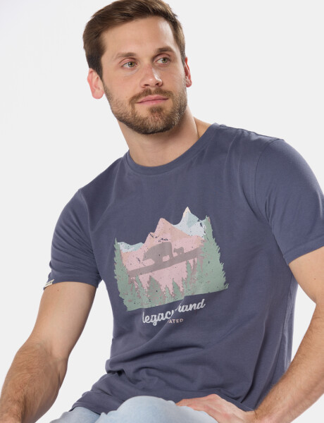 REMERA ESTAMPADA Lila