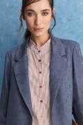 BLAZER APEROL Azul Grisaceo
