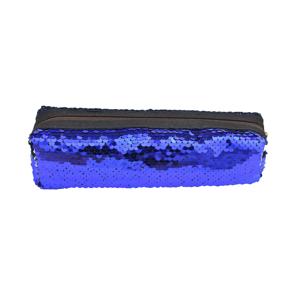 Cartuchera con lentejuelas - Azul 