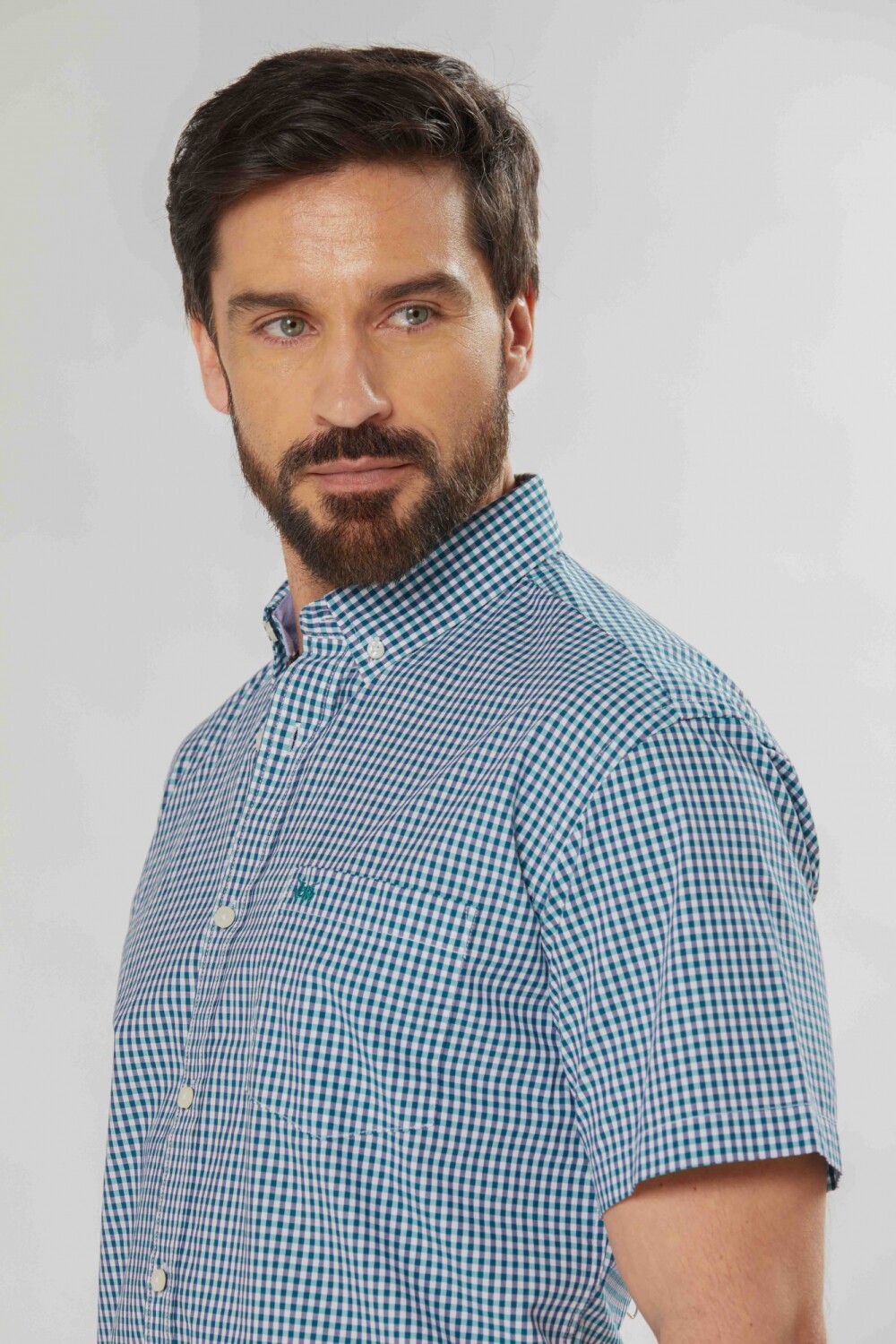 CAMISA A CUADROS Verde