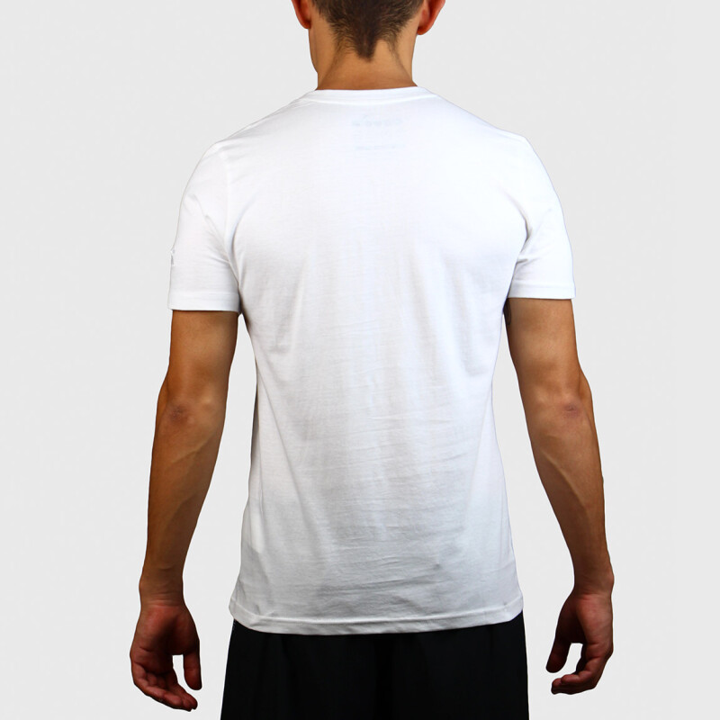 Diadora Hombre Sport T-shirt V Neck-white Blanco