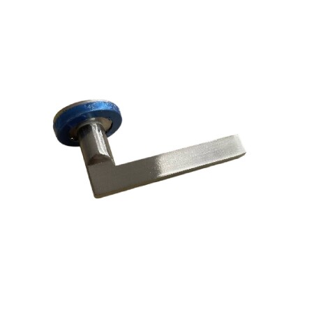 Cerradura Puerta Interior Metal Con 3 Llaves Lumax Plateado