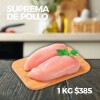 SUPREMA DE POLLO POYOTE AL PESO, SE FACTURA Y COBRA EN DOMICILIO SEGUN PESO $385 kg SUPREMA DE POLLO POYOTE AL PESO, SE FACTURA Y COBRA EN DOMICILIO SEGUN PESO $385 kg