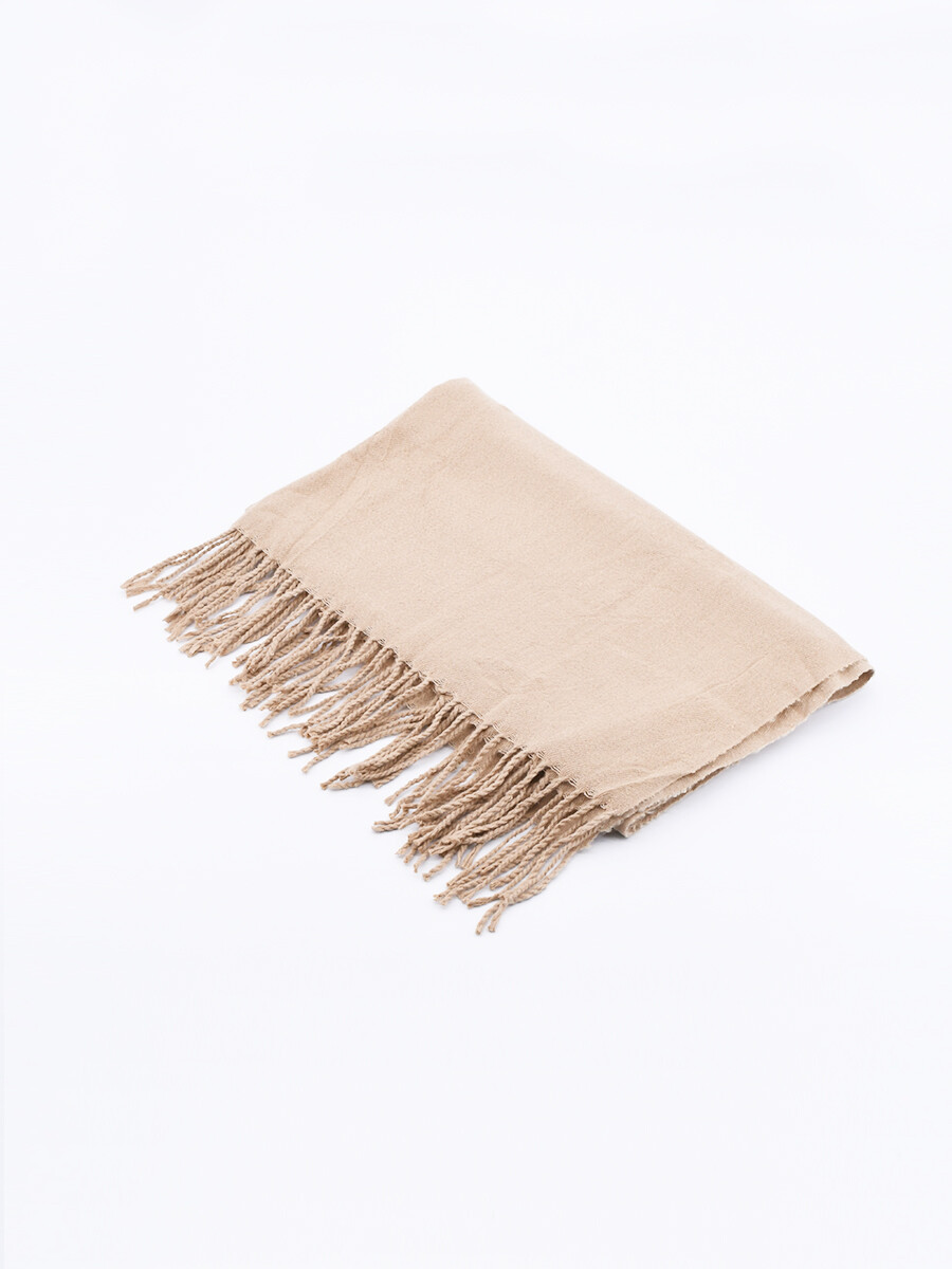 BUFANDA MOSCÚ - BEIGE OSCURO 
