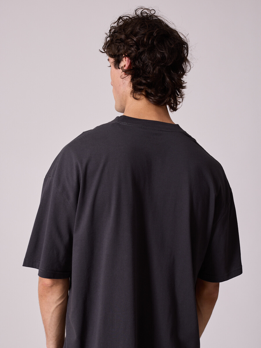 T-SHIRT MOYA DIXIE Gris Oscuro