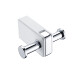 PERCHA DOBLE METAL BAI ACCESORIOS DE BAÑO CROMO