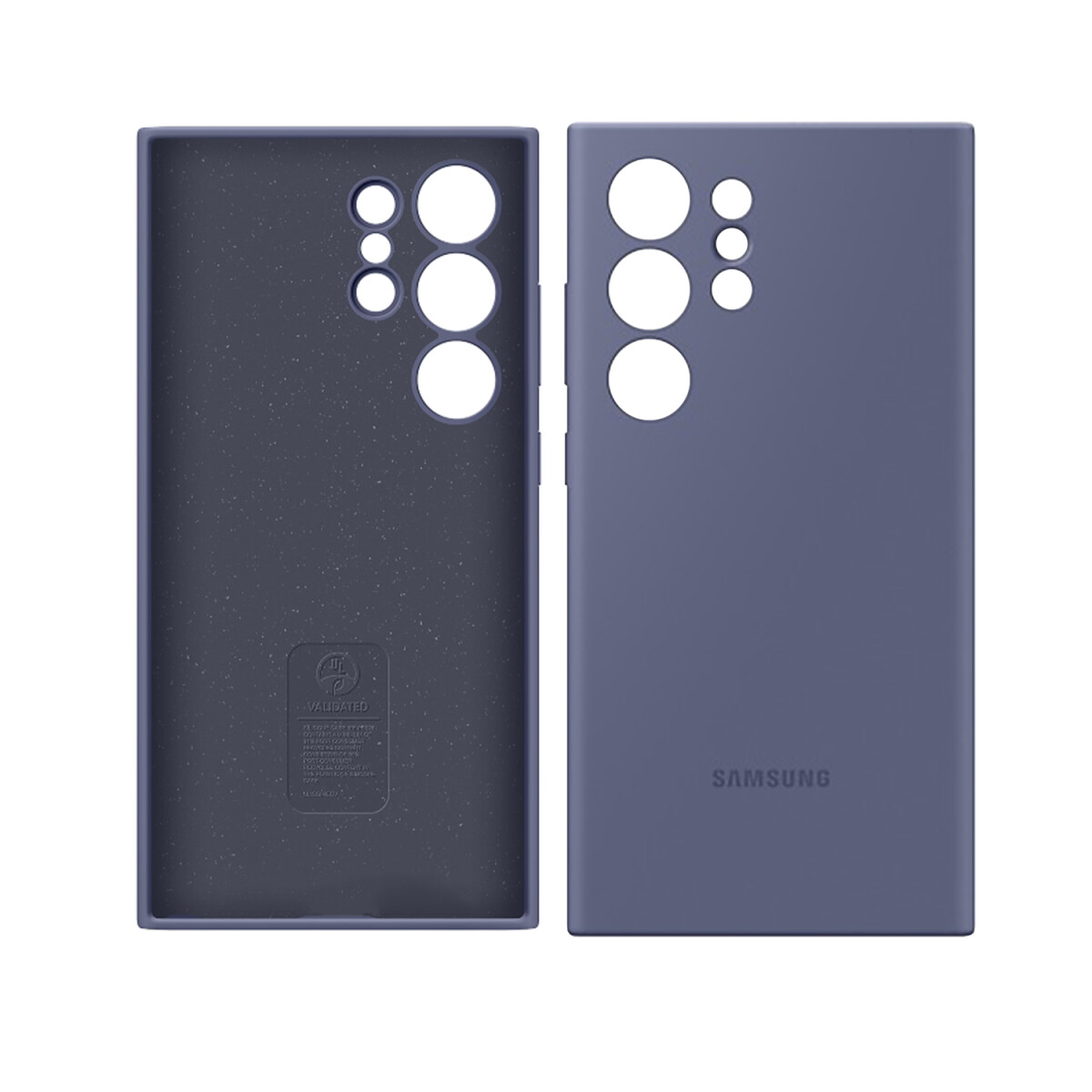 Protector Samsung Para S24 Ultra Silicon Cover - SAMSUNG S24 ULTRA SILICONE COVER VIOLETA 