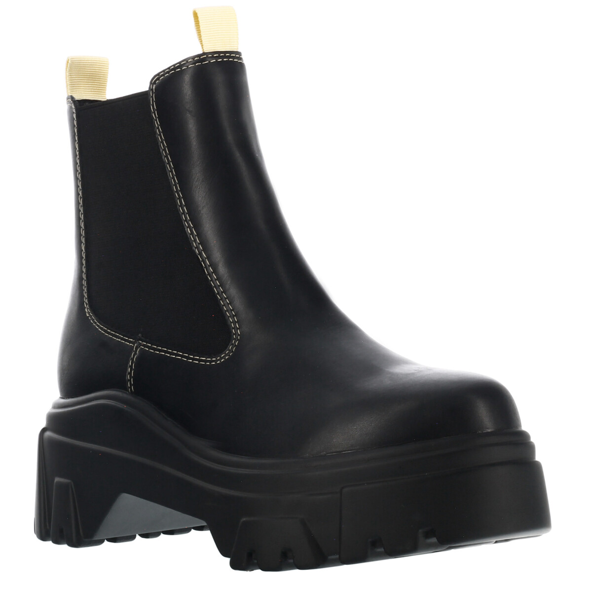 Bota TENIS con elastico en laterales y pespunte e MissCarol - Black 
