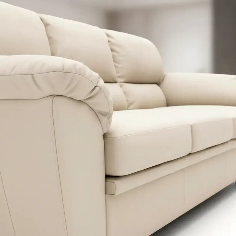 SOFA 3 CUERPOS MODELO ALIAS - 100 % EN CUERO - COLOR PERLA MATE SOFA 3 CUERPOS MODELO ALIAS - 100 % EN CUERO - COLOR PERLA MATE