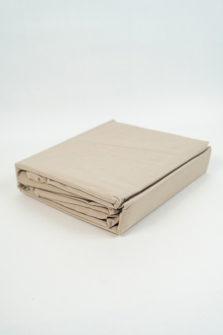 Sábanas 2 Plazas 144 Hilos Liso Taupe / Mink / Vison
