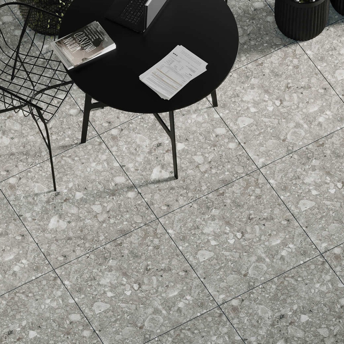 Porcelanato Terra Stone Grey "a" 60x60 Cm — Castro