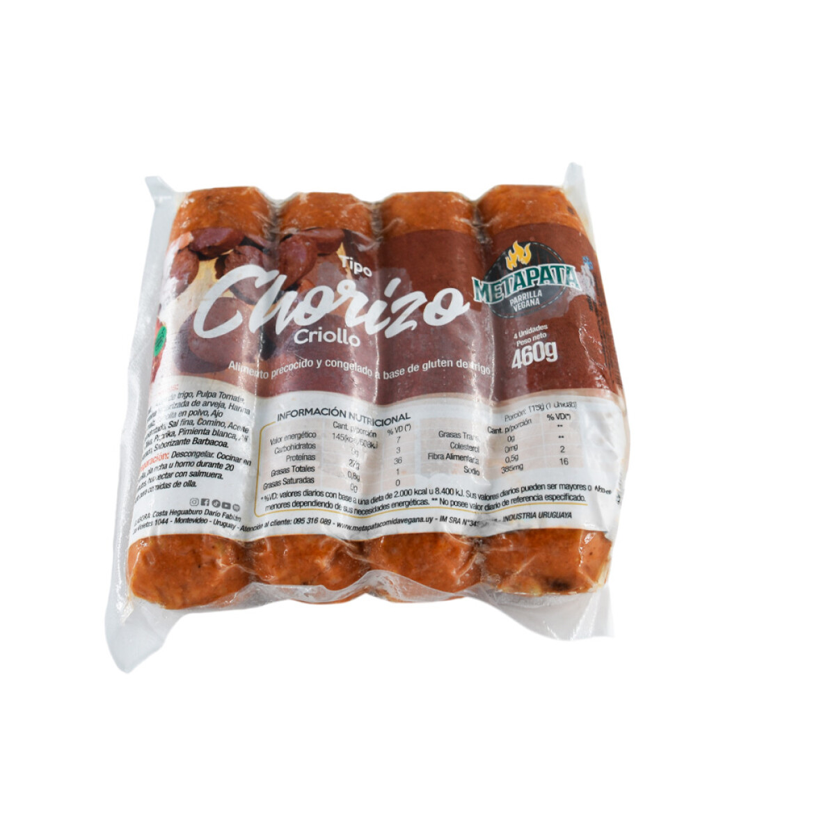 Chorizo criollo x4 Metapata 