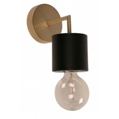 APLIQUE 1L PARED DORADO Y NEGRO E27 APLIQUE 1L PARED DORADO Y NEGRO E27
