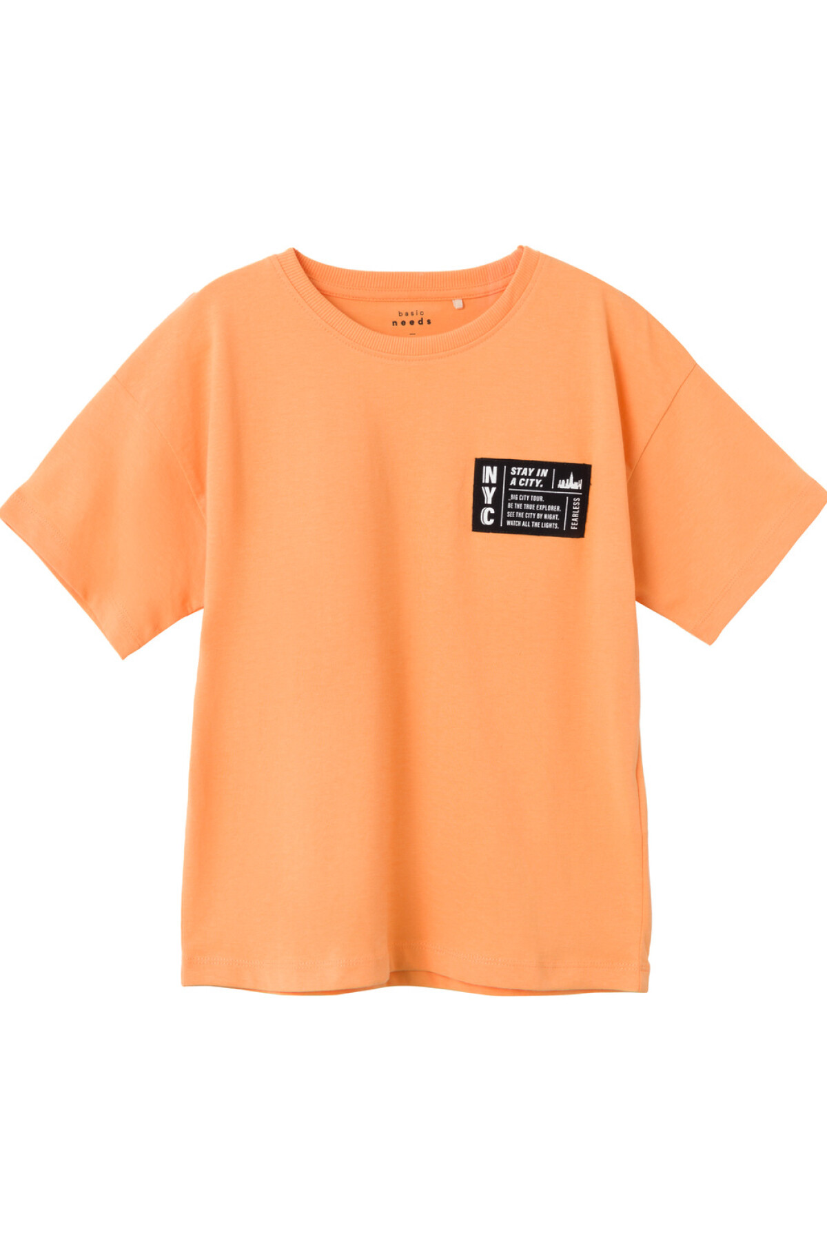 Camiseta Vector Kids Mock Orange