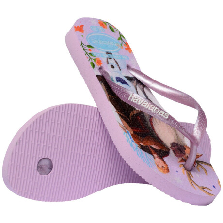 Sandalias de Niña Havaianas Slim Princess Violeta Metalizado