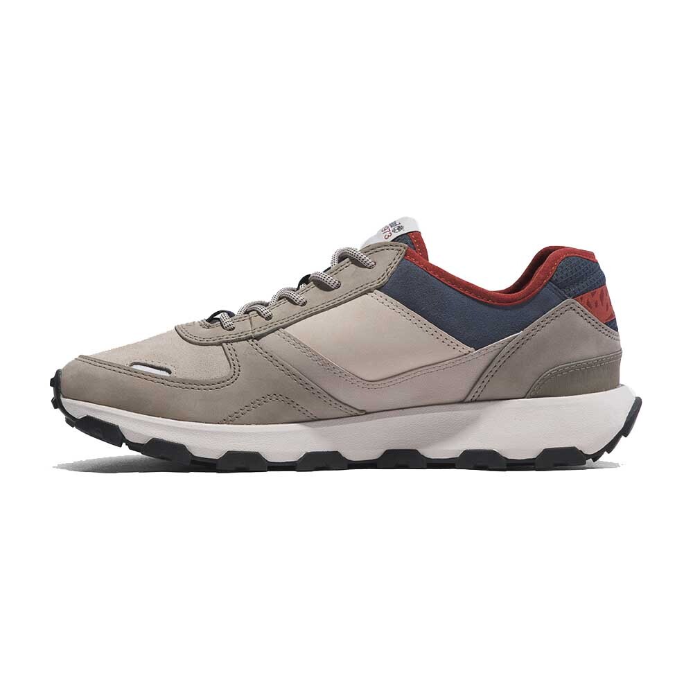 Low Lace Up - Hombre Light Taupe Nubuck