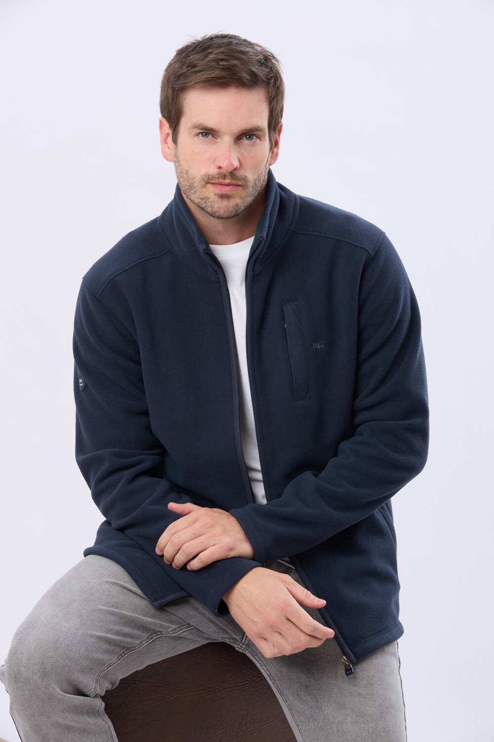 CAMPERA POLAR DE ABRIGO Marino