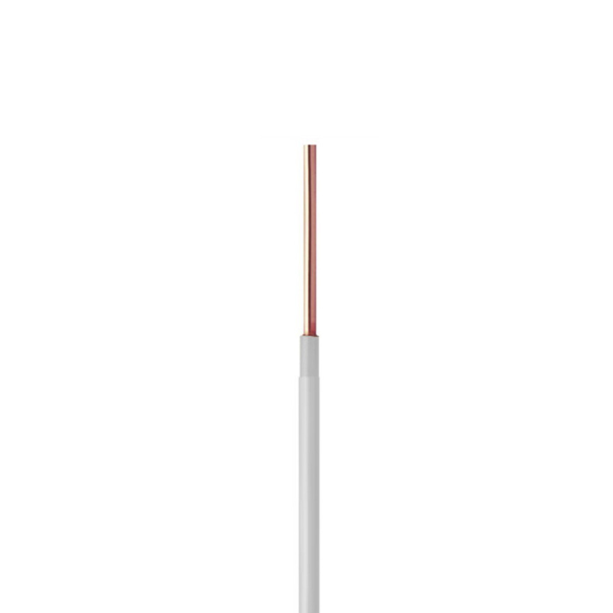 Alambre unipolar cobre aislado 1,00mm² blanco - C90727F 