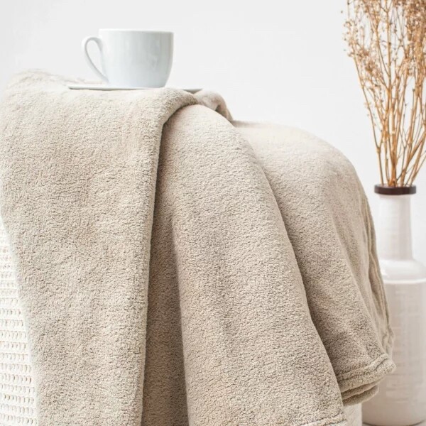 Manta Soft Beige 180x240 cm