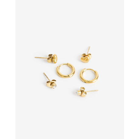 Aros Sets Metal Dorado