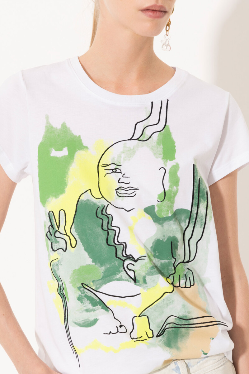 REMERA PAZ Blanco