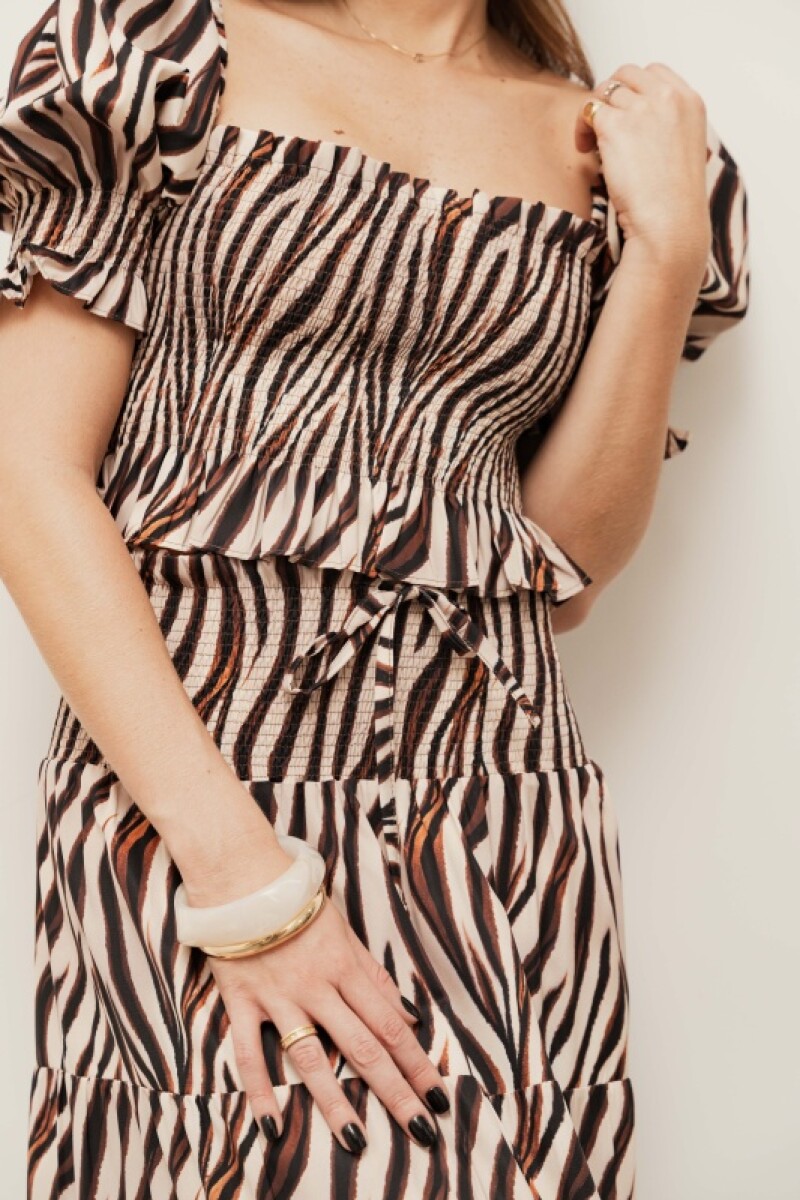TOP MAGNOLIA FLORAL AUTUMN ZEBRA TOP MAGNOLIA FLORAL AUTUMN ZEBRA