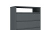 Cómoda 3 cajones SOUTH Plus Gris