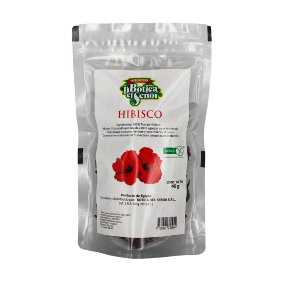 Té de Hibisco Bolsa 40gs - La Botica del Señor Té de Hibisco Bolsa 40gs - La Botica del Señor