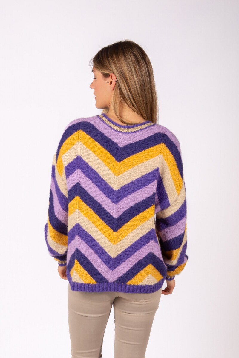 Sweater Rainbow Violeta