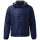 Campera Inflada Uzspace Combinada Con Capucha Hombre Azul