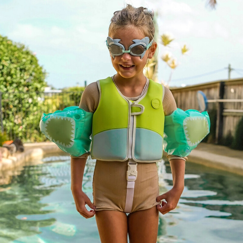 Lentes de Natación Sunnylife Salty the Shark Aqua