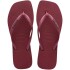 Ojotas Havaianas Slim Square Logo Metallic Rojo