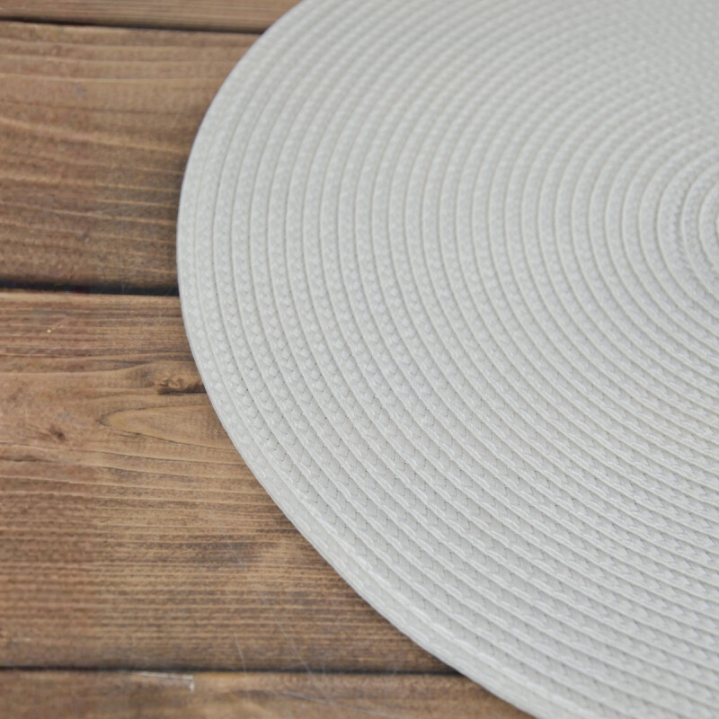 Individual Tejido Circular 38cm BLANCO