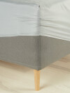 Sábana ajustable micro MIRIAM 90x200x25 gris Sábana ajustable micro MIRIAM 90x200x25 gris
