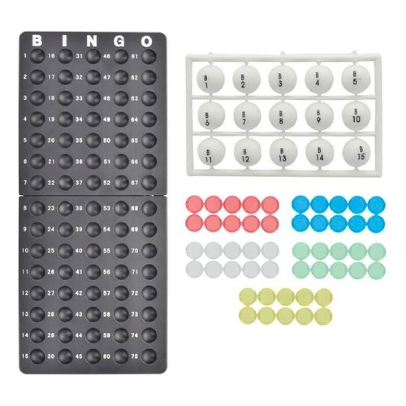 Bingo de metal con bolillero Bingo de metal con bolillero