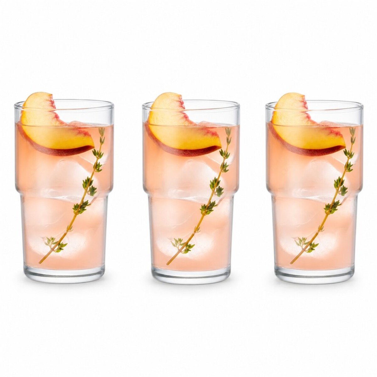 SET 3 VASOS TRAGO LARGO 440 ML HILL PASABAHCE 