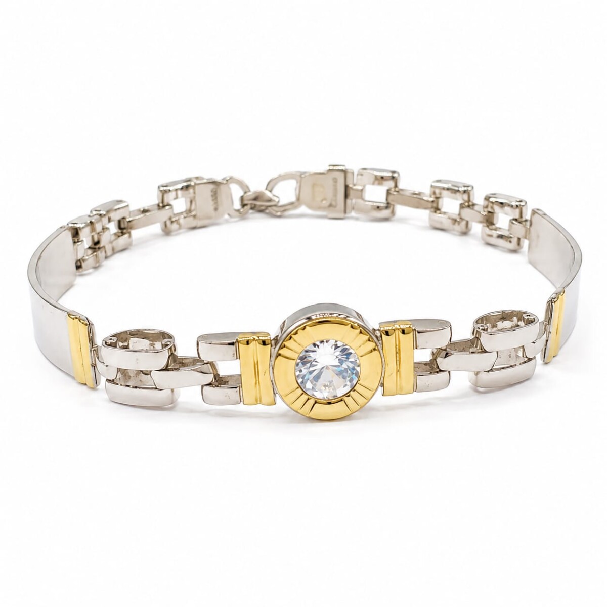 Pulsera con zirconia al centro 
