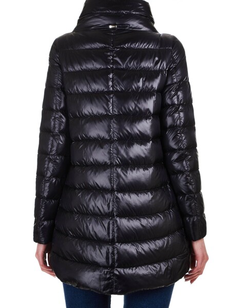 Herno-Campera de nylon rellena de plumas, Amelia Negro