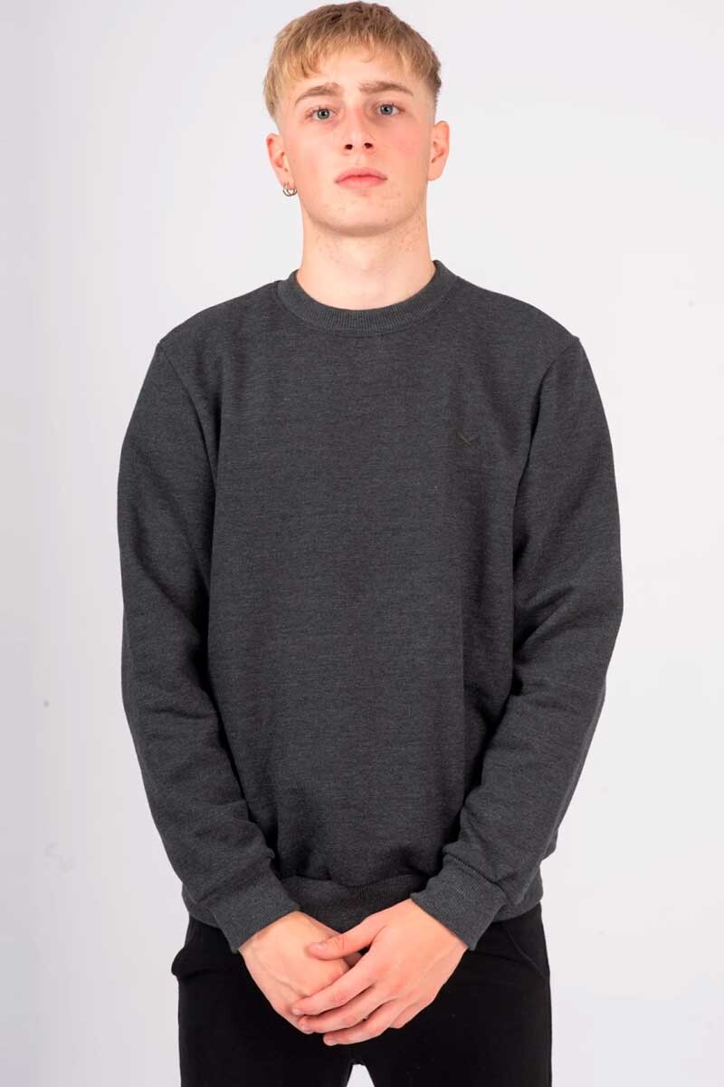 BUZO HERING UNISEX BASICO Gris-oscuro