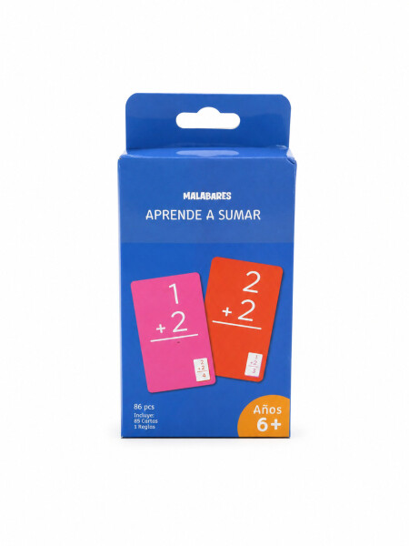 APRENDIENDO A SUMAR CON CARTAS AZUL